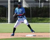  ?? JORDAN MCPHERSON jmcpherson@miamiheral­d.com ?? Jose Devers is a middle infielder by trade, but he has shown the ability to play third as well this spring.