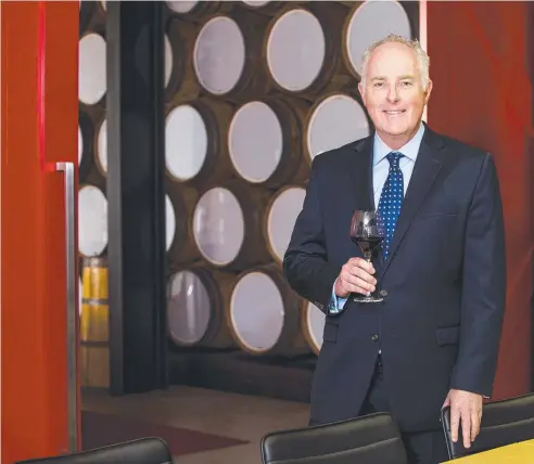  ??  ?? BRANCHING OUT: Treasury Wine Estates chief executive Michael Clarke has announced the creation of a new French brand.