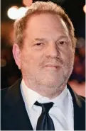  ??  ?? Pariah: Harvey Weinstein