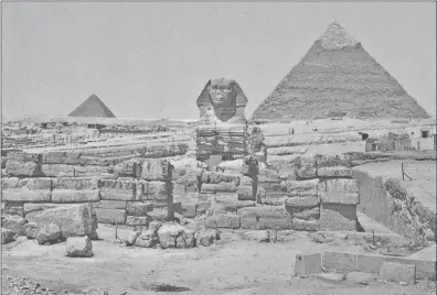  ?? Special to The Saline Courier ?? Ginger English explained that visiting the pyramids in Egypt was a big moment in her life.