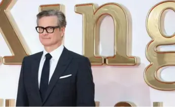  ?? CHRIS JACKSON/GETTY IMAGES ?? Actor Colin Firth attends the Kingsman: The Golden Circle world premiere on Sept. 18 in London, England.