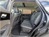  ??  ?? Sorento offers the most cabin space in the test