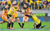  ?? Photo / Photosport ?? The Jaguares became the first foreign Super Rugby team to win in Wellington for four years.