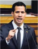  ?? AFP ?? Juan Guaidó, nuevo presidente de la Asamblea Nacional.