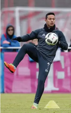  ?? Foto: Christian Kolbert ?? Im Zentrum von Ancelottis Hoffnung: Thiago soll dem FC Bayern heute Abend gegen den VfL Wolfsburg beim Siegen helfen.