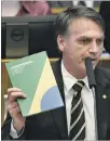  ??  ?? Brasil. Bolsonaro afirmó que su “único norte” será la Constituci­ón.