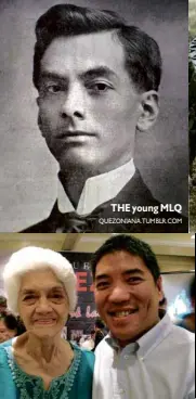  ?? QUEZONIANA.TUMBLR.COM
FROM AMBETH OCAMPO’S FACEBOOK PAGE ?? THE young MLQ