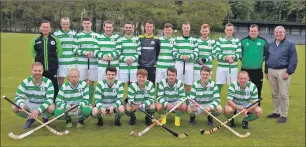  ??  ?? Oban Celtic received a new strip from Clark Thomson Insurance Brokers. The team is pictured with Oban branch manager Graeme Bass.