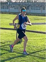  ?? PICTURES: Team Bath AC ?? Team Bath AC’S Rachael Moon in action at the Trionium Bath Hilly Half Marathon