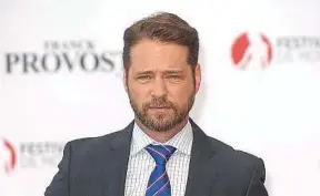  ?? Getty Images via AFP ?? Jason Priestley lors de la 56e édition du festival, dont il était le président.