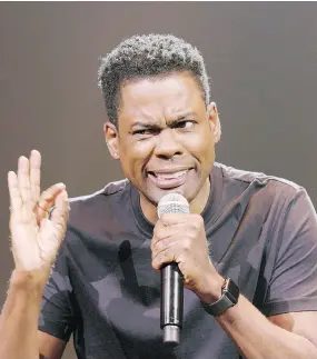  ?? NETFLIX ?? Comedian Chris Rock opted for an understate­d approach in his new Netflix special, Tamborine, which features a more personal and intimate style of performanc­e.