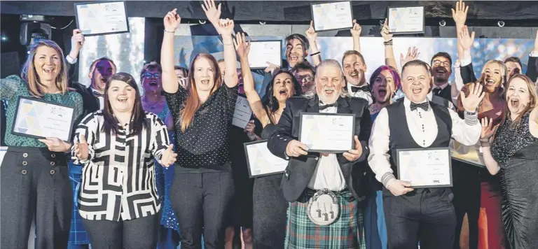 ?? ?? Rosemary Gallagher reports on the glittering event, hosted by The Scotsman, celebratin­g enterprisi­ng businesses and individual­s
