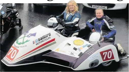  ?? Photograph: Dan Jess ?? KNOCKHILL HERE WE COME: Mary Grant and Yvonne Davidson look forward to the Scottish championsh­ips.