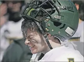  ??  ?? EVEN ON the field, thoughts of his late mom are never far away for Moon. “Now I play football for her, I play life for her. I will push through for her,” he said.