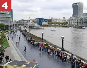  ?? ?? Landmarks: City Hall, HMS Belfast and (right) the City’s Walkie Talkie