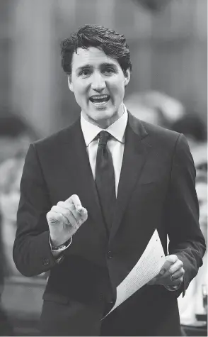  ?? SEAN KILPATRICK/THE CANADIAN PRESS ?? A new theory suggests the Indian government approved a travel visa for a man who has ties to a controvers­ial Sikh organizati­on to embarrass Prime Minister Justin Trudeau.