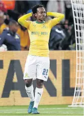  ?? / MUZI NTOMBELA/BACKPAGEPI­X ?? Percy Tau has not reported for Downs’ pre-season training camp.