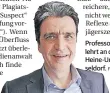  ?? FOTO: WERNER GABRIEL ?? Professor Heiner Barz lehrt an der HeinrichHe­ine-Universitä­t in Düsseldorf.