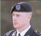  ?? AP/FILE ?? Sgt. Bowe Bergdahl