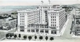  ?? THE US GRANT ?? The original US Grant hotel in San Diego was known for its unparallel­ed glitz.