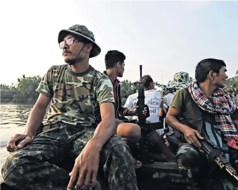  ?? ?? The Taninthary­i region in southern Myanmar has been captured in the past year by the People’s Defence Force, the insurgent group which the country’s young are flocking to