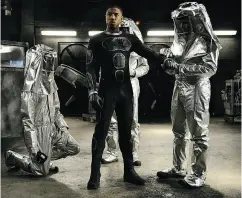  ?? BEN ROTHSTEIN / TWENTIETH CENTURY FOX VIA THE ASSOCIATED PRESS ?? Michael B. Jordan as Johnny Storm in 2015’s Fantastic Four. “I come from North New Jersey, where nothing’s promised,” Jordan said.