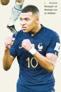  ?? ?? ● Kylian Mbappé se destapó con un ‘doblete’.