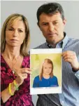  ??  ?? 2012 zeigen Kate und Gerry McCann, wie Maddie damals wohl ausgesehen hätte.