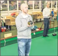  ??  ?? Lewis Cunningham who attended last year’s bowls club open day.