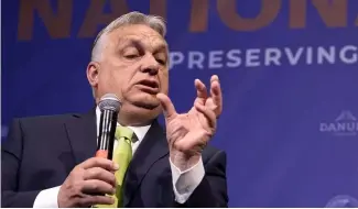  ?? ?? Viele Ungarn denken, dass der jetzige Ministerpr­äsident Orbán die Wahlen sowieso gewinnen wird.