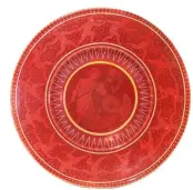  ?? ?? Fig 10: Ruby lustre charger by William De Morgan. £19,500