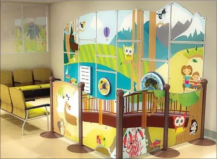  ?? Special to The Herald ?? The Summerland Health-Care Auxiliary has donated $50,000 for an enhanced pediatrics waiting/play area (similar to the one in this photo) in the new tower at Penticton Regional Hospital.