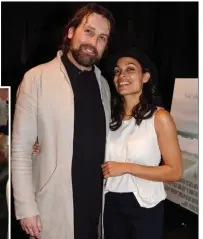  ??  ?? RIGHT: Patrick with Irish-American Hollywood star Rosario Dawson.