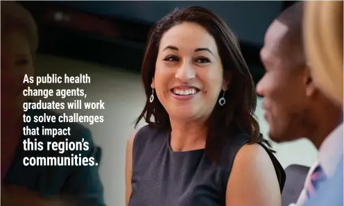  ?? ?? Public health profession­als work with local communitie­s, the health care community, elected leaders and the general public to drive effective action.