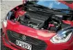  ??  ?? Three-cylinder turbo engine is a highlight. It sits above, not below, the larger-capacity four-pot in the range.