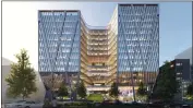  ?? CONCEPT BY STEINBERG HART ?? The office tower developmen­t is located at 250Stockto­n Ave., in downtown San Jose.
