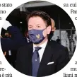  ??  ?? Il premier Giuseppe Conte di ritorno dall’Olanda ieri era a Roma al Viminale per il concerto della polizia di stato per le vittime del Covid-19