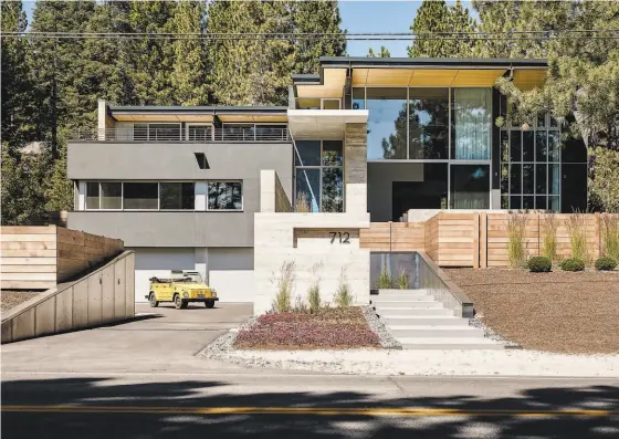  ?? Joe Fletcher ?? Known as ‘ Burnt Cedar,’ 712 Lakeview Boulevard in Incline Village offers four bedrooms, threeandah­alf bathrooms and 5,309 square feet of living space.