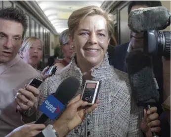  ?? ANDREW VAUGHAN/THE CANADIAN PRESS ?? Conservati­ve MP Kellie Leitch and her ilk are selling cultural correctnes­s, writes Martin Regg Cohn.