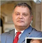  ??  ?? ● Weaver Vale MP Mike Amesbury (above) compared the plan to the policies of Donald Trump (right)