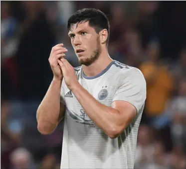  ??  ?? Scott McKenna was a transfer target for Celtic but their £3.5m bid was rejected by Aberdeen and he is expected to stay at Pittodrie after the close of the window