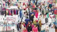  ??  ?? An MIER report says the domestic economy is increasing­ly dependent on household spending at a time when demand in other sectors is slowing. – BERNAMAPIX