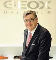  ?? ?? Fondatore Mario Moretti Polegato, presidente di Geox