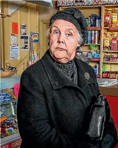  ??  ?? Stephanie Cole is back for another season of British reboot Still Open All Hours.