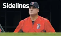  ??  ?? The Red Sox announced Wednesday that John Farrell will not return as the club’s manager for the 2018 season. President of Baseball Operations Dave Dombrowski made the announceme­nt.