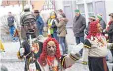  ?? FOTO: MARION BUCK ?? Auch der Riedlinger Gole reist samt Gefolge zum großen Landschaft­streffen der VSAN.