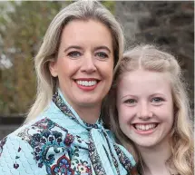  ??  ?? Caoimhe Duffy with her sponsor Orlaith Boland at confirmati­on in Slane.