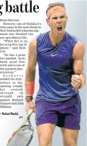  ?? AFP ?? ▪ Rafael Nadal.