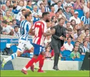  ??  ?? Simeone, dando instruccio­nes.