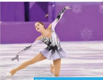  ??  ?? Alina Zagitova